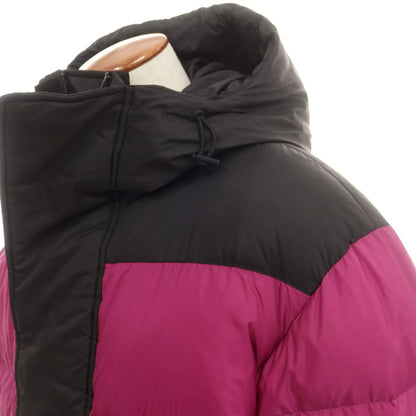 【新品アウトレット】ディースクエアード DSQUARED2 ポリエステル ダウンジャケット ピンクパープルxブラック【 48 】【 状態ランクN- 】【 メンズ 】