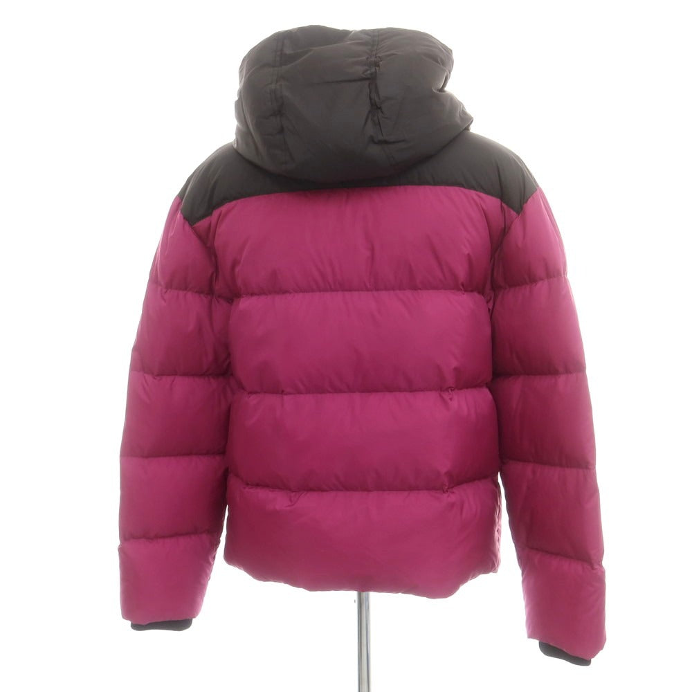 【新品アウトレット】ディースクエアード DSQUARED2 ポリエステル ダウンジャケット ピンクパープルxブラック【 48 】【 状態ランクN- 】【 メンズ 】