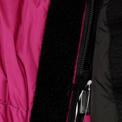 【新品アウトレット】ディースクエアード DSQUARED2 ポリエステル ダウンジャケット ピンクパープルxブラック【 48 】【 状態ランクN- 】【 メンズ 】