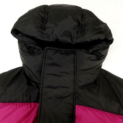 【新品アウトレット】ディースクエアード DSQUARED2 ポリエステル ダウンジャケット ピンクパープルxブラック【 48 】【 状態ランクN- 】【 メンズ 】