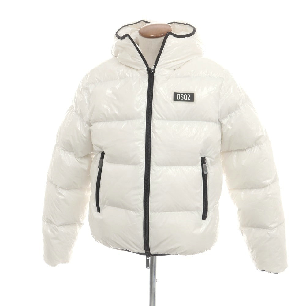 【新品アウトレット】ディースクエアード DSQUARED2 ナイロン ダウンジャケット ホワイト【 48 】【 状態ランクN- 】【 メンズ 】