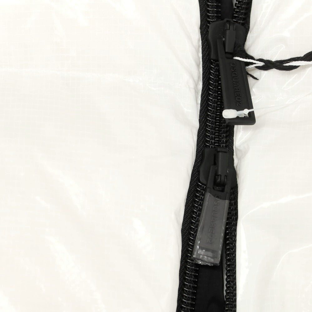 【新品アウトレット】ディースクエアード DSQUARED2 ナイロン ダウンジャケット ホワイト【 48 】【 状態ランクN- 】【 メンズ 】