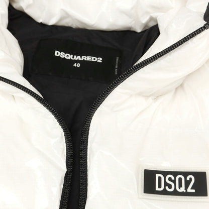 【新品アウトレット】ディースクエアード DSQUARED2 ナイロン ダウンジャケット ホワイト【 48 】【 状態ランクN- 】【 メンズ 】