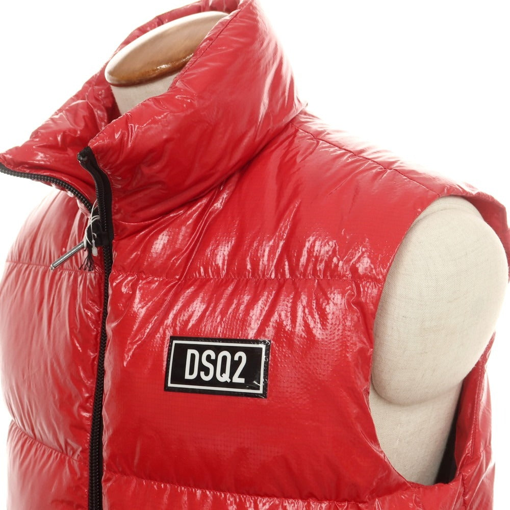 【新品アウトレット】ディースクエアード DSQUARED2 ナイロン ダウンベスト レッド【 48 】【 状態ランクN- 】【 メンズ 】