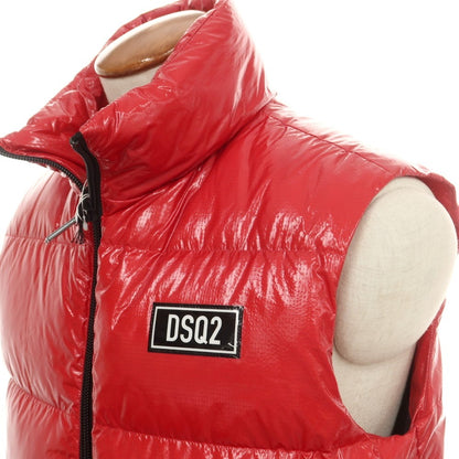 【新品アウトレット】ディースクエアード DSQUARED2 ナイロン ダウンベスト レッド【 48 】【 状態ランクN- 】【 メンズ 】