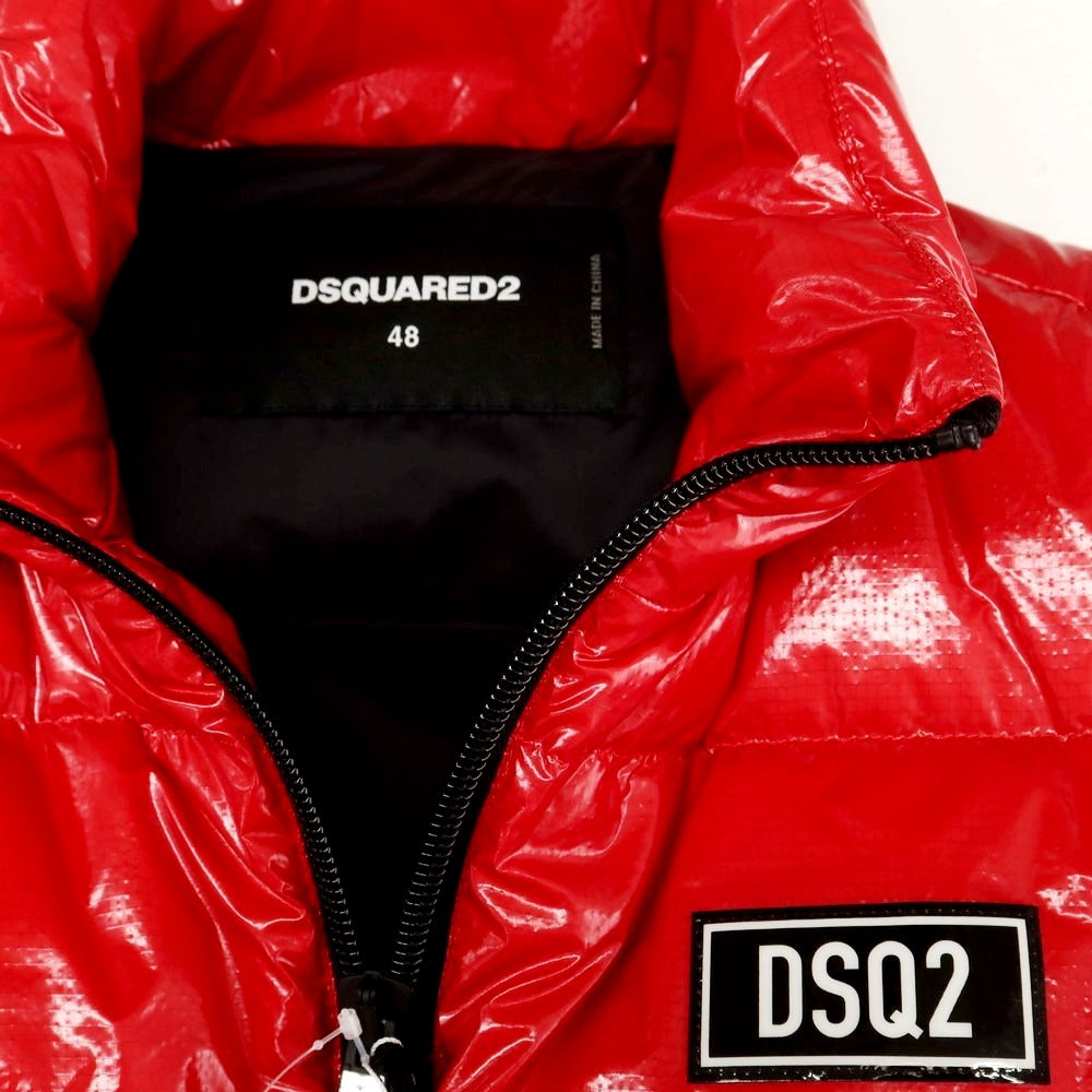 【新品アウトレット】ディースクエアード DSQUARED2 ナイロン ダウンベスト レッド【 48 】【 状態ランクN- 】【 メンズ 】
