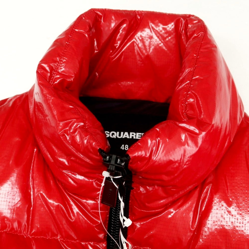 【新品アウトレット】ディースクエアード DSQUARED2 ナイロン ダウンベスト レッド【 48 】【 状態ランクN- 】【 メンズ 】