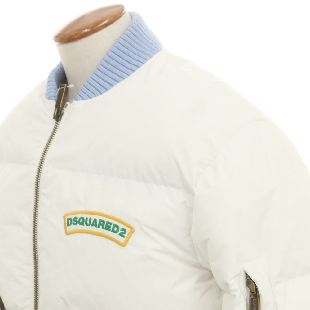 【新品アウトレット】ディースクエアード DSQUARED2 ポリエステル ダウンジャケット ホワイト【 48 】【 状態ランクN- 】【 メンズ 】