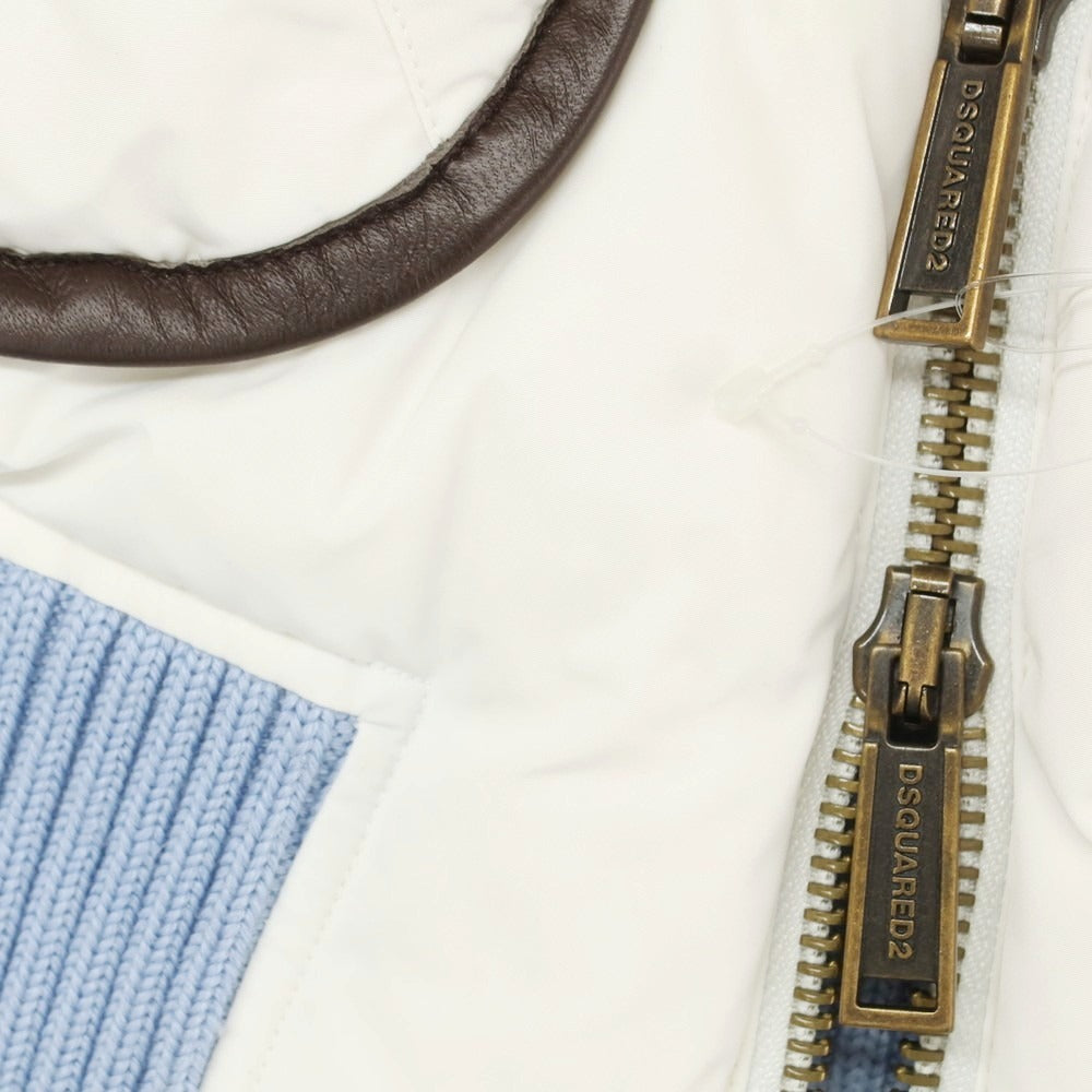 【新品アウトレット】ディースクエアード DSQUARED2 ポリエステル ダウンジャケット ホワイト【 48 】【 状態ランクN- 】【 メンズ 】