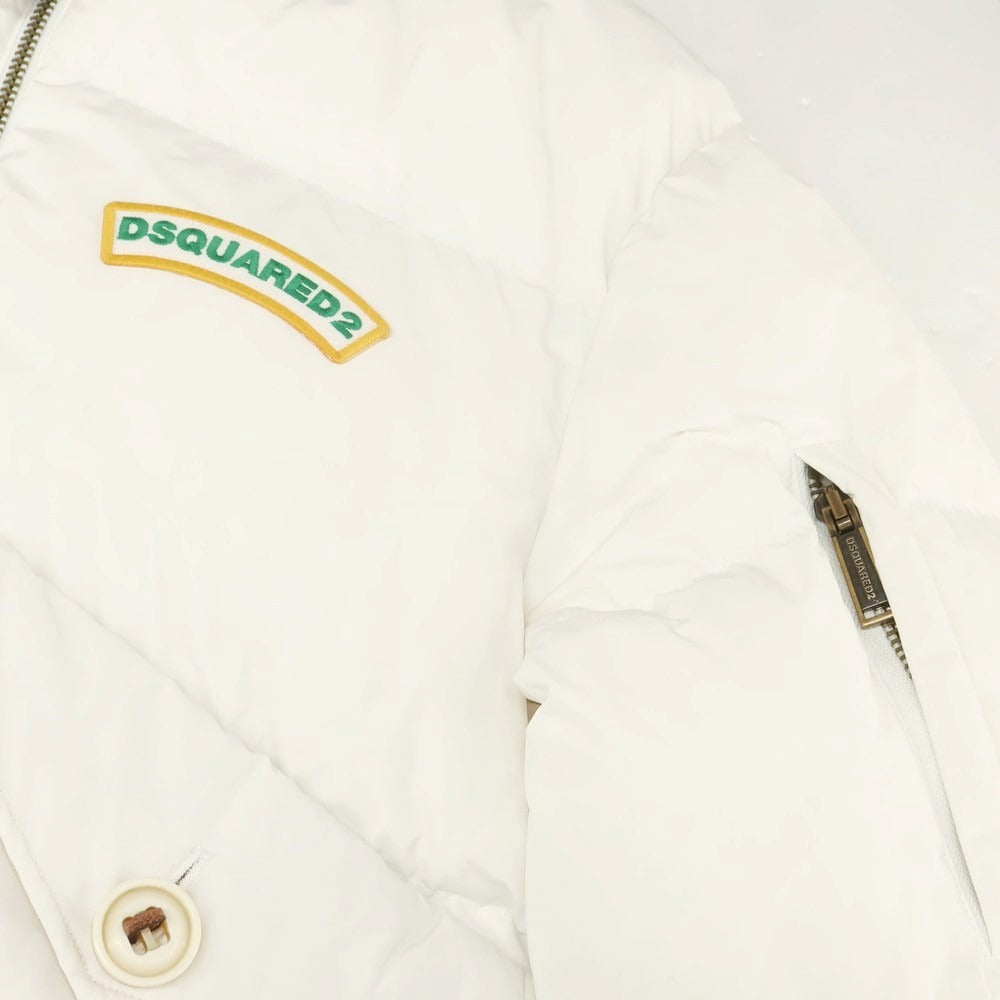 【新品アウトレット】ディースクエアード DSQUARED2 ポリエステル ダウンジャケット ホワイト【サイズ48】【 状態ランクN- 】【 メンズ 】 [DPD]