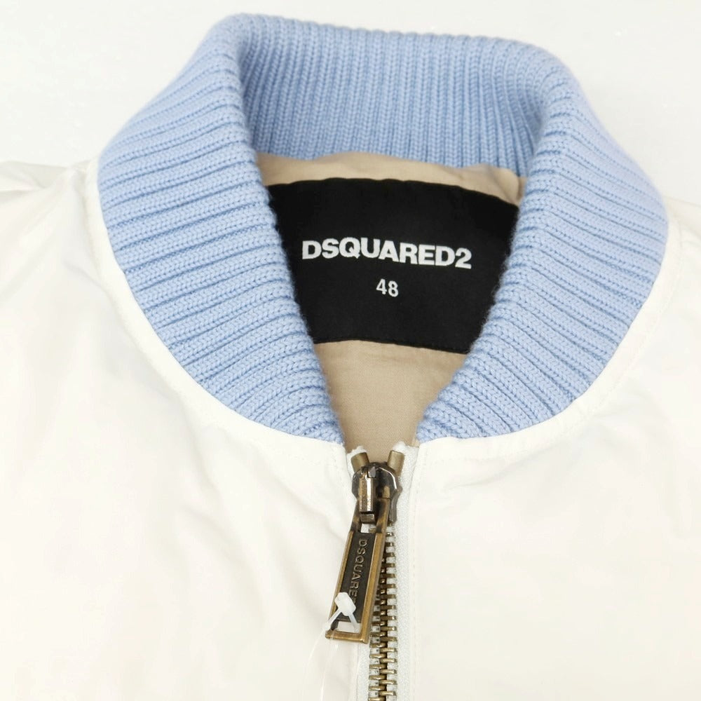 【新品アウトレット】ディースクエアード DSQUARED2 ポリエステル ダウンジャケット ホワイト【サイズ48】【 状態ランクN- 】【 メンズ 】 [DPD]