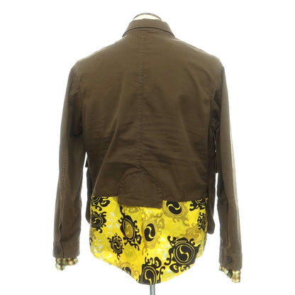 【新品】ディースクエアード DSQUARED2 ストレッチ コットン ワークジャケット ダークオリーブ【 50 】【 状態ランクN 】【 メンズ 】