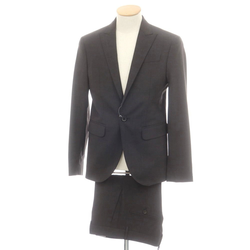 【新品】ディースクエアード DSQUARED2 ストレッチ ウール 1B スーツ ダークグレー【 44 】【 状態ランクN 】【 メンズ 】