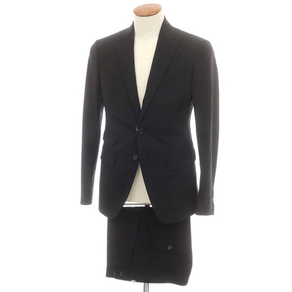 【新品】ディースクエアード DSQUARED2 ストレッチ ウール 2つボタンスーツ ブラック【 46 】【 状態ランクN 】【 メンズ 】