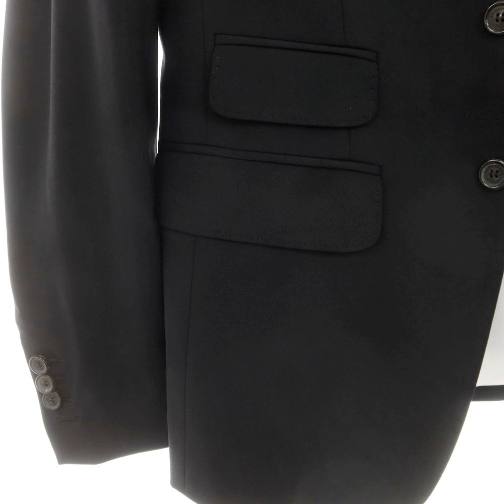 【新品】ディースクエアード DSQUARED2 ストレッチ ウール 2つボタンスーツ ブラック【 46 】【 状態ランクN 】【 メンズ 】