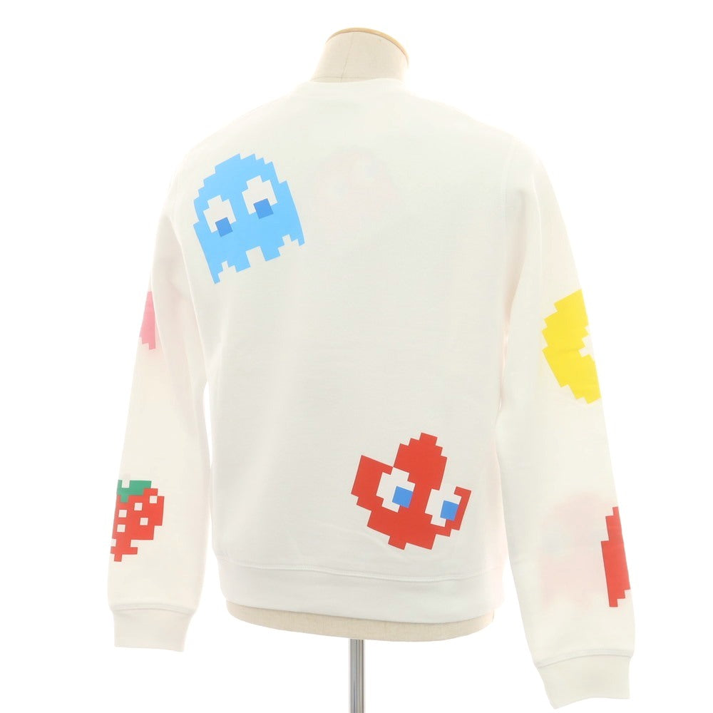 【新品アウトレット】ディースクエアード DSQUARED2 × PAC-MAN コットン クルーネック スウェット ホワイト【 XS 】【 状態ランクN- 】【 メンズ 】