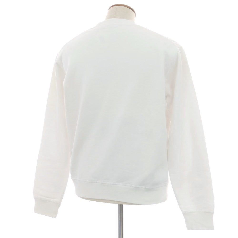 【新品アウトレット】ディースクエアード DSQUARED2 コットン クルーネック スウェット ホワイト【 M 】【 状態ランクN- 】【 メンズ 】