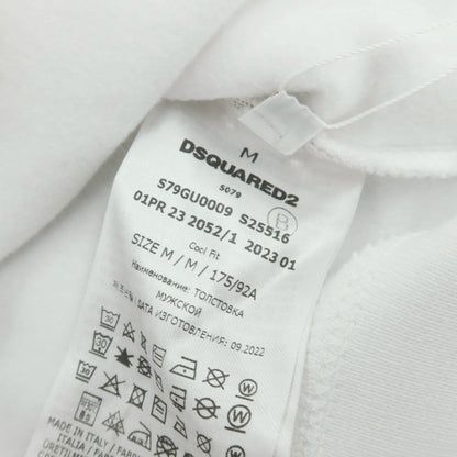 【新品アウトレット】ディースクエアード DSQUARED2 コットン クルーネック スウェット ホワイト【 M 】【 状態ランクN- 】【 メンズ 】