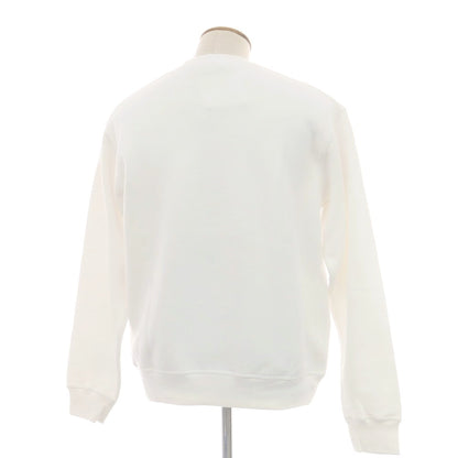 【中古】ディースクエアード DSQUARED2 コットン クルーネック スウェット ホワイト【 M 】【 状態ランクC 】【 メンズ 】