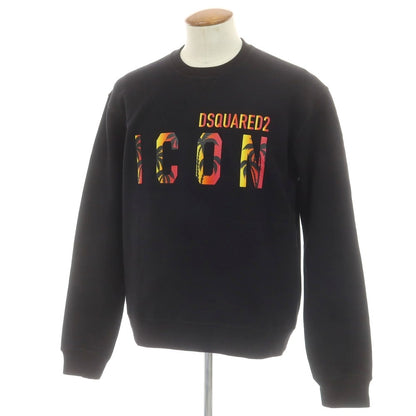 【新品】ディースクエアード DSQUARED2 コットン クルーネック スウェット ブラック【 M 】【 状態ランクN 】【 メンズ 】