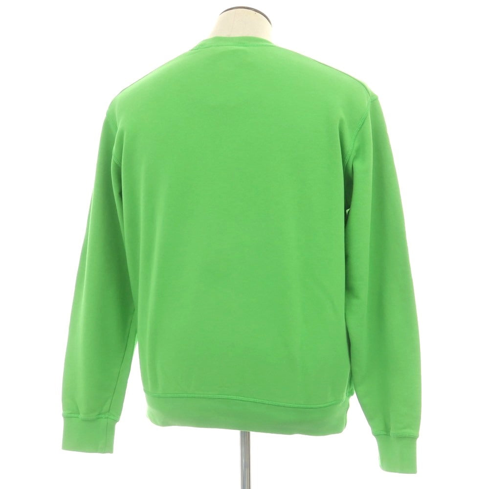【新品】ディースクエアード DSQUARED2 コットン クルーネック スウェット ライトグリーン【 L 】【 状態ランクN 】【 メンズ 】