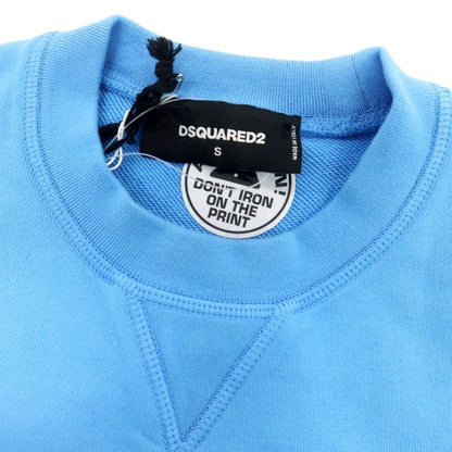 【新品アウトレット】ディースクエアード DSQUARED2 コットン クルーネック スウェット ライトブルー【 S 】【 状態ランクN- 】【 メンズ 】