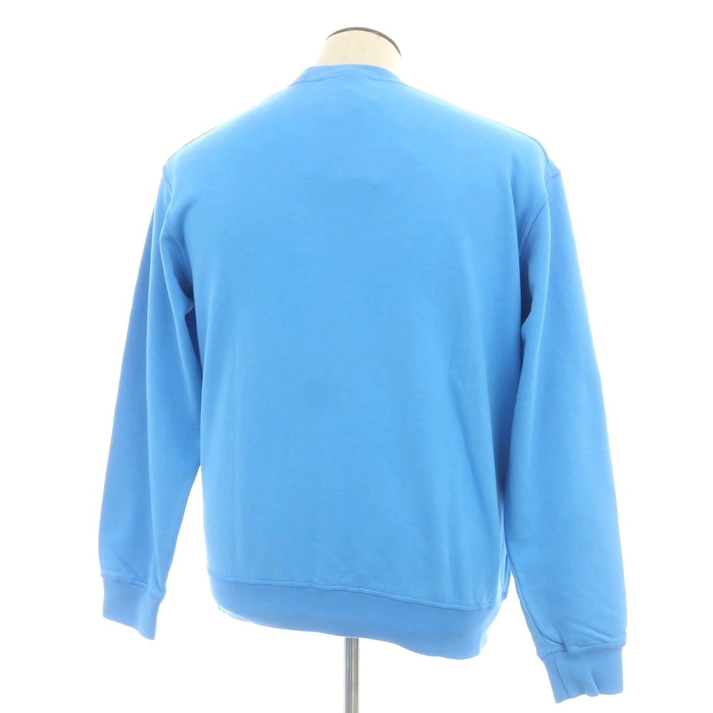 【新品】ディースクエアード DSQUARED2 コットン クルーネック スウェット ライトブルー【 L 】【 状態ランクN 】【 メンズ 】