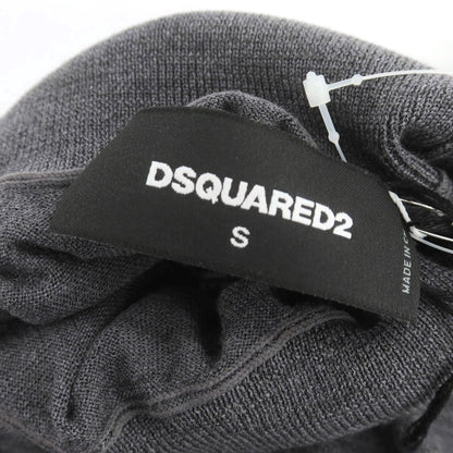 【新品】ディースクエアード DSQUARED2 ハイゲージ ウール タートルネック プルオーバーニット グレー【 S 】【 状態ランクN 】【 メンズ 】