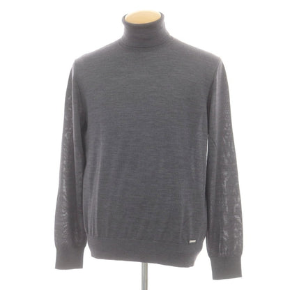 【新品】ディースクエアード DSQUARED2 ハイゲージ ウール タートルネック プルオーバーニット グレー【 M 】【 状態ランクN 】【 メンズ 】