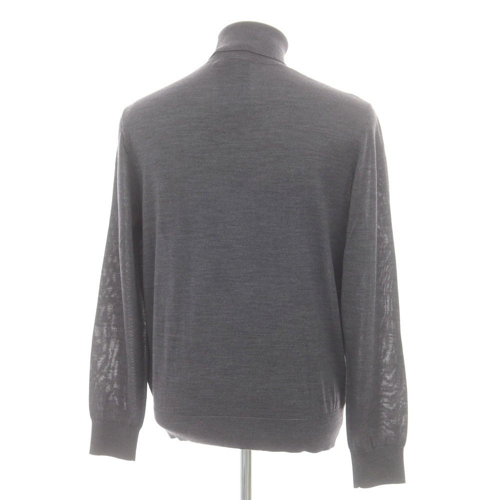 【新品】ディースクエアード DSQUARED2 ハイゲージ ウール タートルネック プルオーバーニット グレー【 M 】【 状態ランクN 】【 メンズ 】