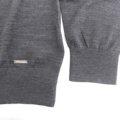 【新品】ディースクエアード DSQUARED2 ハイゲージ ウール タートルネック プルオーバーニット グレー【 M 】【 状態ランクN 】【 メンズ 】