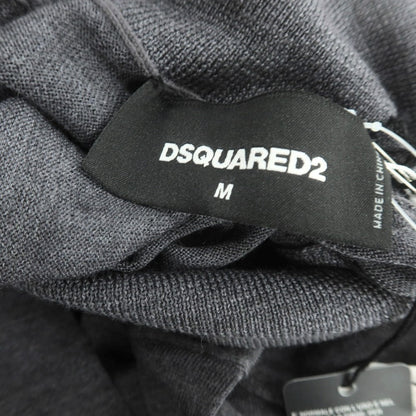 【新品】ディースクエアード DSQUARED2 ハイゲージ ウール タートルネック プルオーバーニット グレー【 M 】【 状態ランクN 】【 メンズ 】