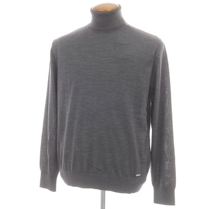 【新品】ディースクエアード DSQUARED2 ハイゲージ ウール タートルネック プルオーバーニット グレー【 L 】【 状態ランクN 】【 メンズ 】