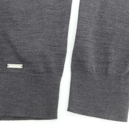 【新品】ディースクエアード DSQUARED2 ハイゲージ ウール クルーネック プルオーバーニット グレー【 XL 】【 状態ランクN 】【 メンズ 】