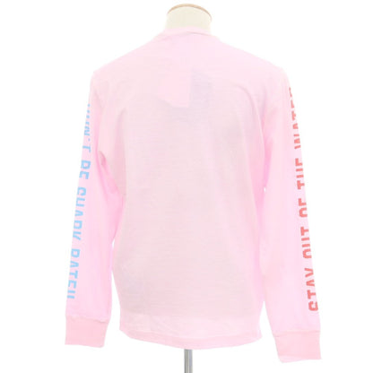 【新品】ディースクエアード DSQUARED2 コットン クルーネック 長袖Ｔシャツ ピンク【 S 】【 状態ランクN 】【 メンズ 】