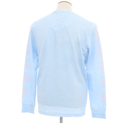 【新品】ディースクエアード DSQUARED2 コットン クルーネック 長袖Ｔシャツ ライトブルー【 M 】【 状態ランクN 】【 メンズ 】