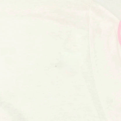 【新品アウトレット】ディースクエアード DSQUARED2 コットン クルーネック 長袖Ｔシャツ ホワイト【 L 】【 状態ランクN- 】【 メンズ 】