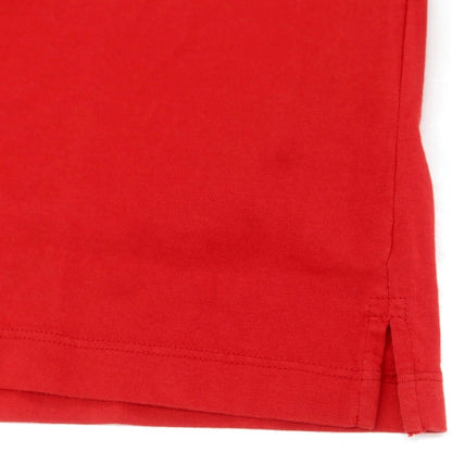 【新品】ディースクエアード DSQUARED2 コットン クルーネック 長袖Ｔシャツ レッド【 S 】【 状態ランクN 】【 メンズ 】