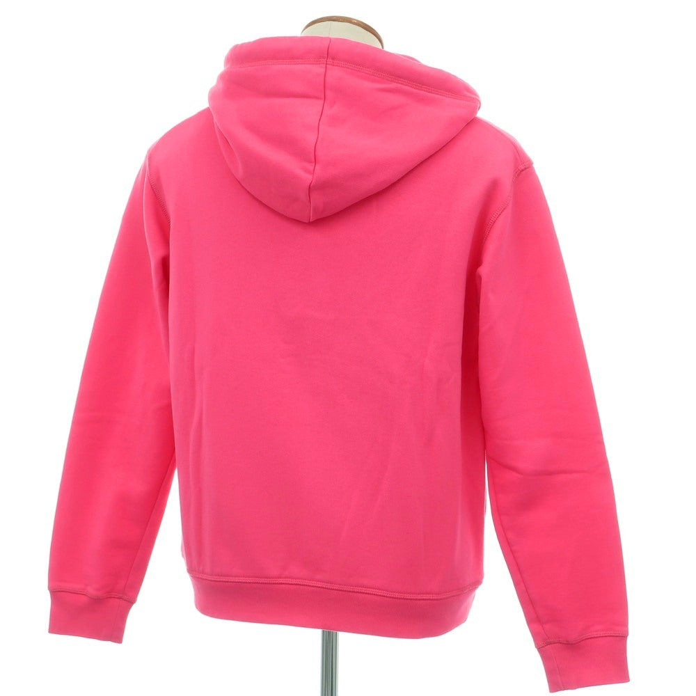 【新品】ディースクエアード DSQUARED2 コットン スウェット ダブルジップ パーカー ピンク【 M 】【 状態ランクN 】【 メンズ 】