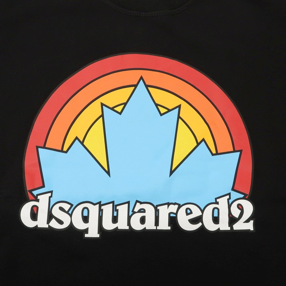 【新品】ディースクエアード DSQUARED2 コットン クルーネック スウェット ブラック【 M 】【 状態ランクN 】【 メンズ 】