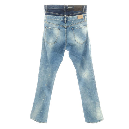 【新品】ディースクエアード DSQUARED2 Skinny Twin Pack Jean セミフレア ジーンズ デニムパンツ ブルー【 48 】【 状態ランクN 】【 メンズ 】