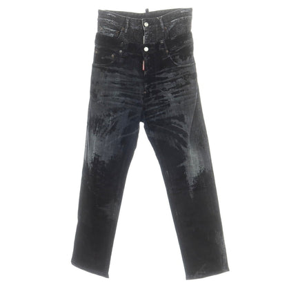 【新品アウトレット】ディースクエアード DSQUARED2 642 Twin Pack Jean ストレッチ コットン ジーンズ デニムパンツ ブラック【サイズ42】【 状態ランクN- 】【 メンズ 】 [CPD]