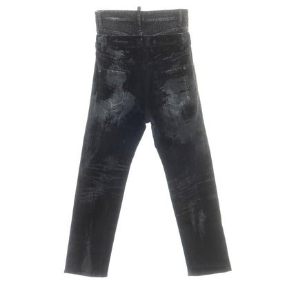 【新品】ディースクエアード DSQUARED2 642 Twin Pack Jean ストレッチ コットン ジーンズ デニムパンツ ブラック【 42 】【 状態ランクN 】【 メンズ 】