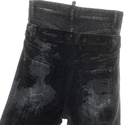 【新品】ディースクエアード DSQUARED2 642 Twin Pack Jean ストレッチ コットン ジーンズ デニムパンツ ブラック【 44 】【 状態ランクN 】【 メンズ 】