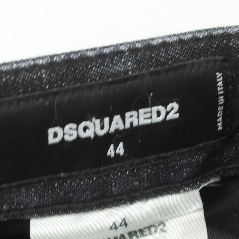 【新品】ディースクエアード DSQUARED2 642 Twin Pack Jean ストレッチ コットン ジーンズ デニムパンツ ブラック【 44 】【 状態ランクN 】【 メンズ 】