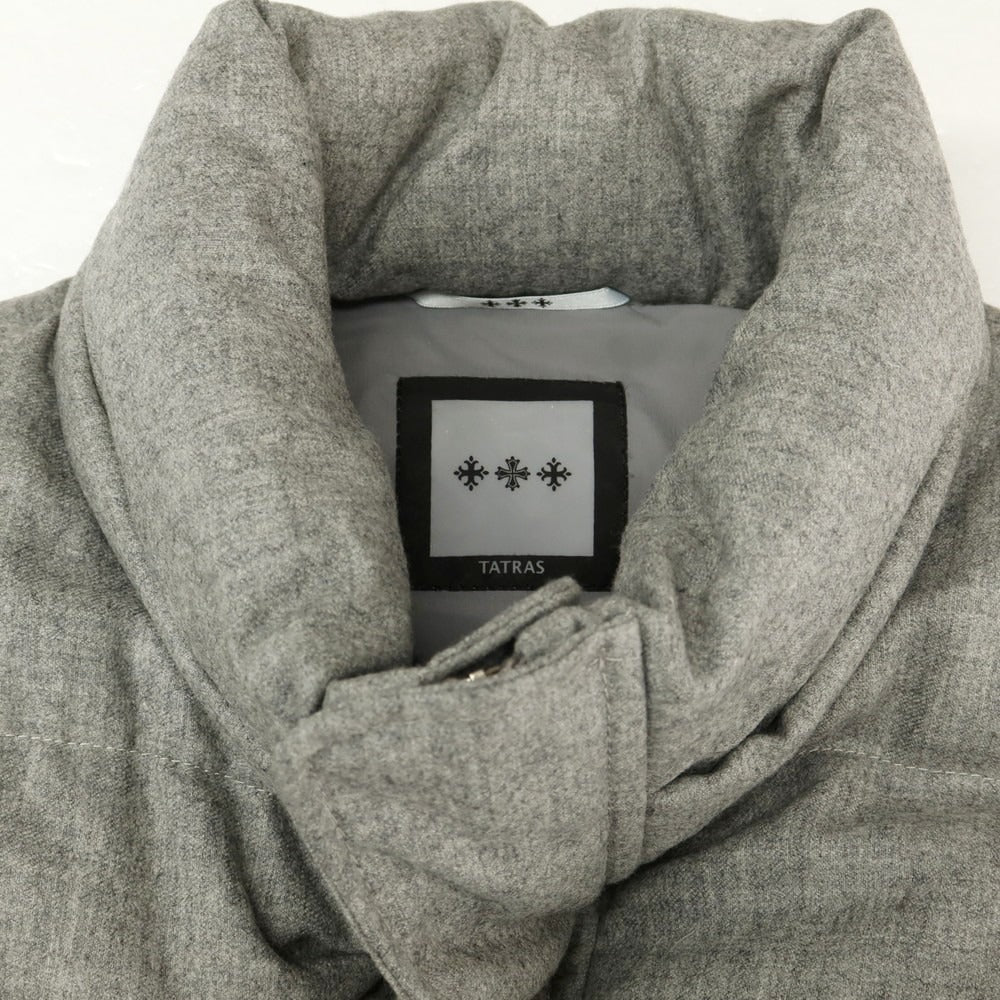 【中古】タトラス TATRAS ウールカシミヤ ダウンベスト グレー【 2 】【 状態ランクB 】【 メンズ 】