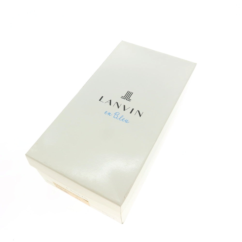 【中古】ランバンオンブルー LANVIN en Bleu レザー カジュアルシューズ ブルー【 25 1/2 】【 状態ランクA 】【 メンズ 】