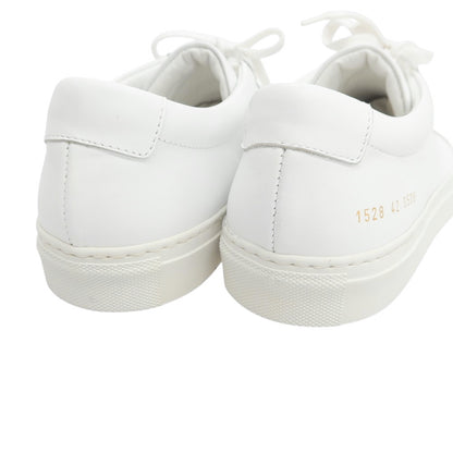 【中古】【未使用】コモンプロジェクツ COMMON PROJECTS ローカット レザー スニーカー ホワイト【 42 】【 状態ランクS 】【 メンズ 】