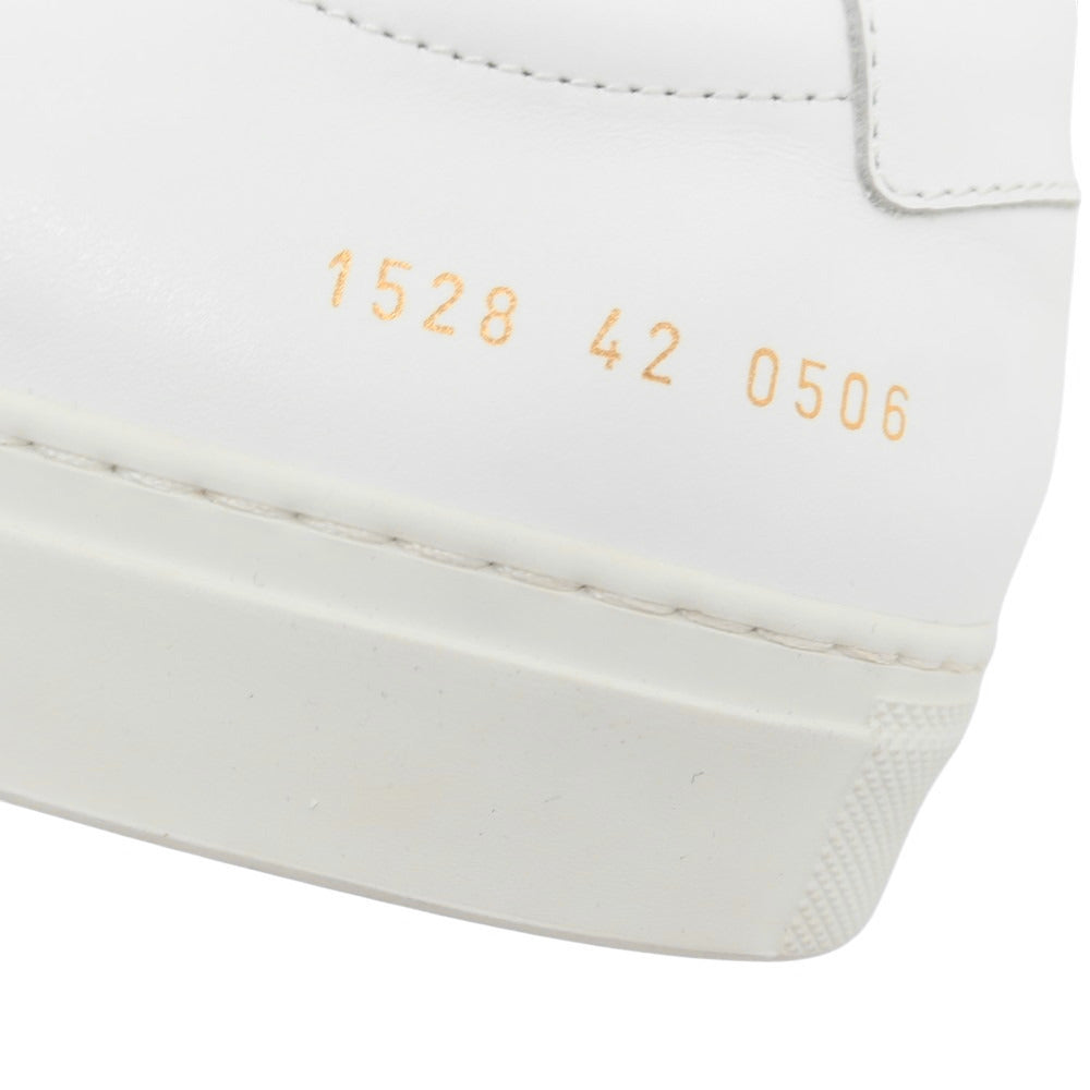 【中古】【未使用】コモンプロジェクツ COMMON PROJECTS ローカット レザー スニーカー ホワイト【 42 】【 状態ランクS 】【 メンズ 】