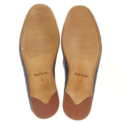 【中古】【未使用】ピーエス ポールスミス PS Paul Smith スエード エスパドリーユ スリッポン ブルーグレー【 9 】【 状態ランクS 】【 メンズ 】